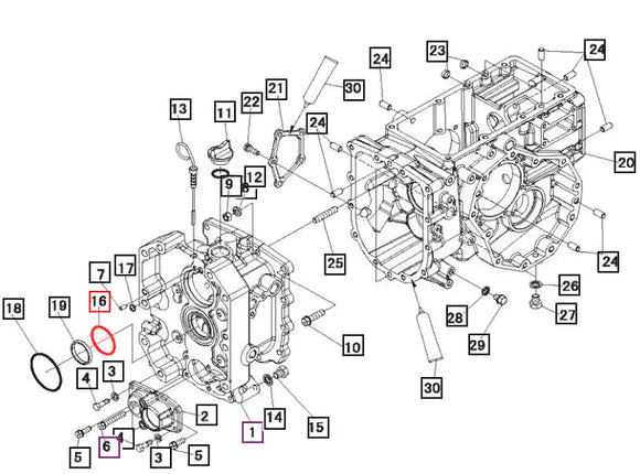 Mahindra Tractor O-ring 08300500530 Mahindra Direct Parts