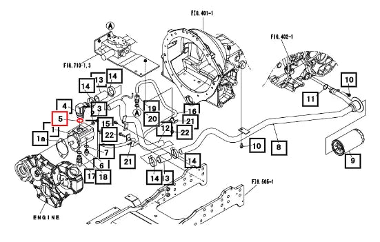 Mahindra Tractor O-ring 08301100290 Mahindra Direct Parts