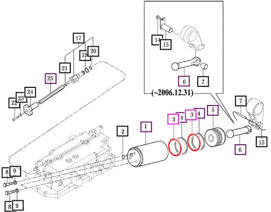Mahindra Tractor O-ring 17685030031 Mahindra Direct Parts