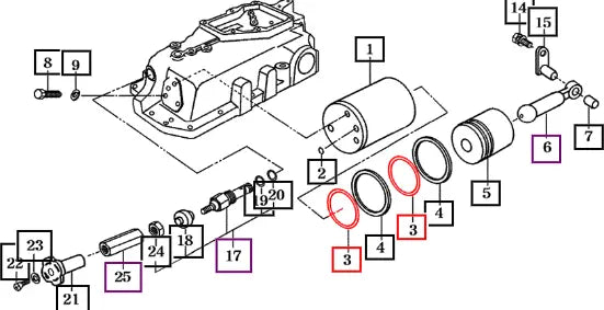 Mahindra Tractor O-ring 17995030030 Mahindra Direct Parts