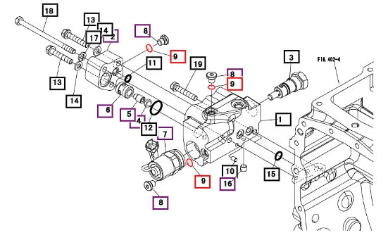 Mahindra Tractor O-ring 19452171190 Mahindra Direct Parts