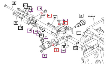 Mahindra Tractor O-ring 19452171190 Mahindra Direct Parts
