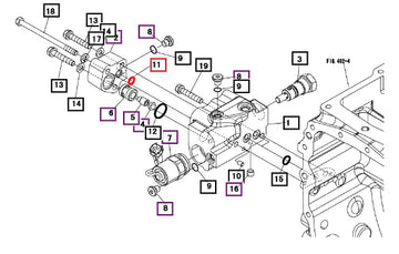Mahindra Tractor O-ring 19452171220 Mahindra Direct Parts