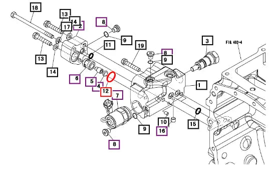Mahindra Tractor O-ring 19452171230 Mahindra Direct Parts
