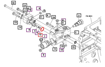 Mahindra Tractor O-ring 19452171230 Mahindra Direct Parts