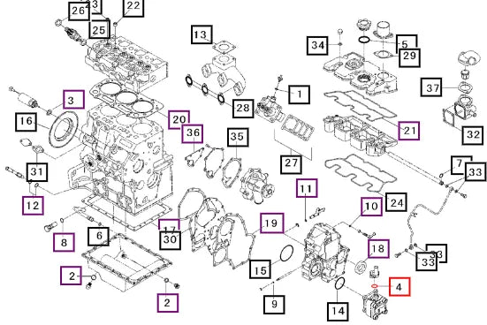 Mahindra Tractor O-ring 31S9400840 Mahindra Direct Parts