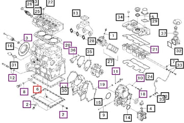 Mahindra Tractor O-ring 31S9400860 Mahindra Direct Parts