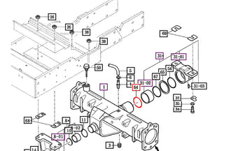 Mahindra Tractor O-ring G V7211031080 Mahindra Direct Parts