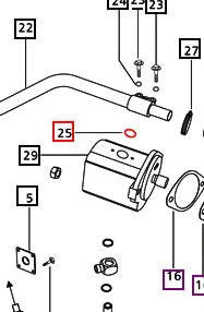 Mahindra Tractor O-ring Suction Manifold Hyd. Pump 000051187D01 Mahindra Direct Parts