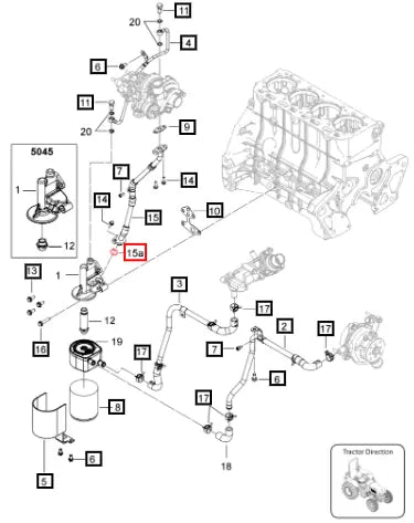Mahindra Tractor O-ring Tc Drain 006038597V01 Mahindra Direct Parts
