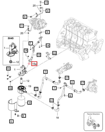 Mahindra Tractor O-ring Tc Drain 006038597V01 Mahindra Direct Parts