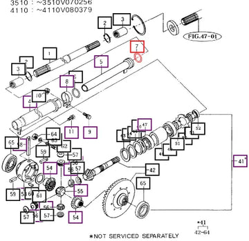 Mahindra Tractor O-ring (p) P41 V7201035041 Mahindra Direct Parts