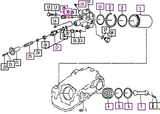 Mahindra Tractor O-ring (p) (spec. P18) (for Hyd) V7201124018 Mahindra Direct Parts