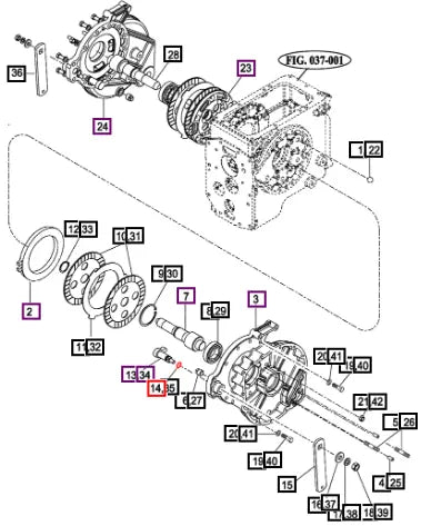 Mahindra Tractor O-ring, P V7201024018 Mahindra Direct Parts