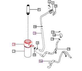 Mahindra Tractor Oil Cooler Plate 006000756F1 Mahindra Direct Parts