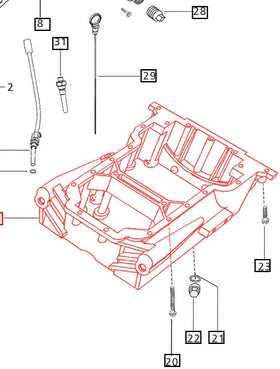 Mahindra Tractor Oil Pan 006000391F1 Mahindra Direct Parts