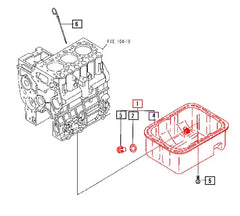 Mahindra Tractor Oil Pan 31B1310021