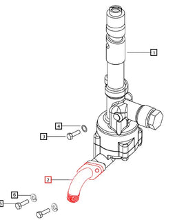 Mahindra Tractor Oil Pump Screen 006027394B1 Mahindra Direct Parts