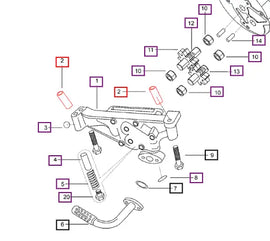 Mahindra Tractor Oil Pump Sleeve 000020275E05 Mahindra Direct Parts