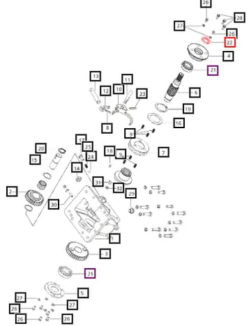 Mahindra Tractor Oil Seal 006503874C1 Mahindra Direct Parts