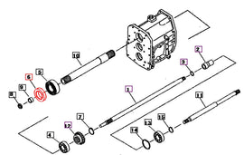 Mahindra Tractor Oil Seal 08401035508 Mahindra Direct Parts