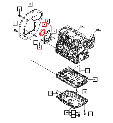 Mahindra Tractor Oil Seal 124085-02220 Mahindra Direct Parts