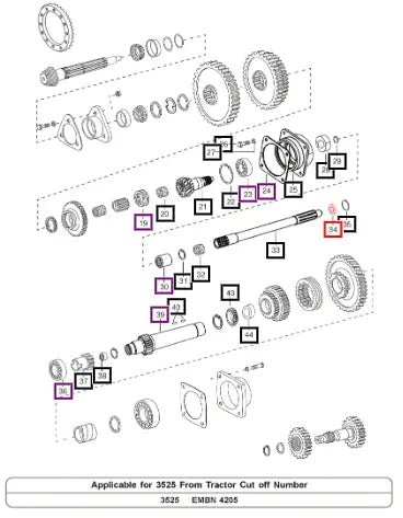 Mahindra Tractor Oil Seal 30 X 40 X 7 000016632P04 Mahindra Direct Parts