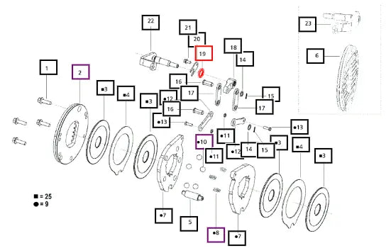 Mahindra Tractor Oil Seal 38 X 24 X 6 006502748D1 Mahindra Direct Parts