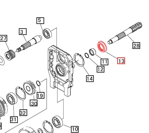 Mahindra Tractor Oil Seal 8412406213 Mahindra Direct Parts
