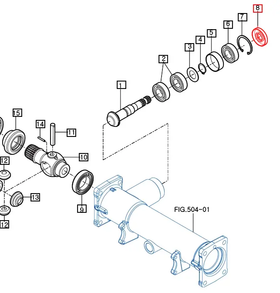 Mahindra Tractor Oil Seal Front Differential 11614130180 Mahindra Direct Parts