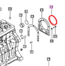 Mahindra Tractor Oil Seal - Rear Crankshaft 006015012V1 Mahindra Direct Parts