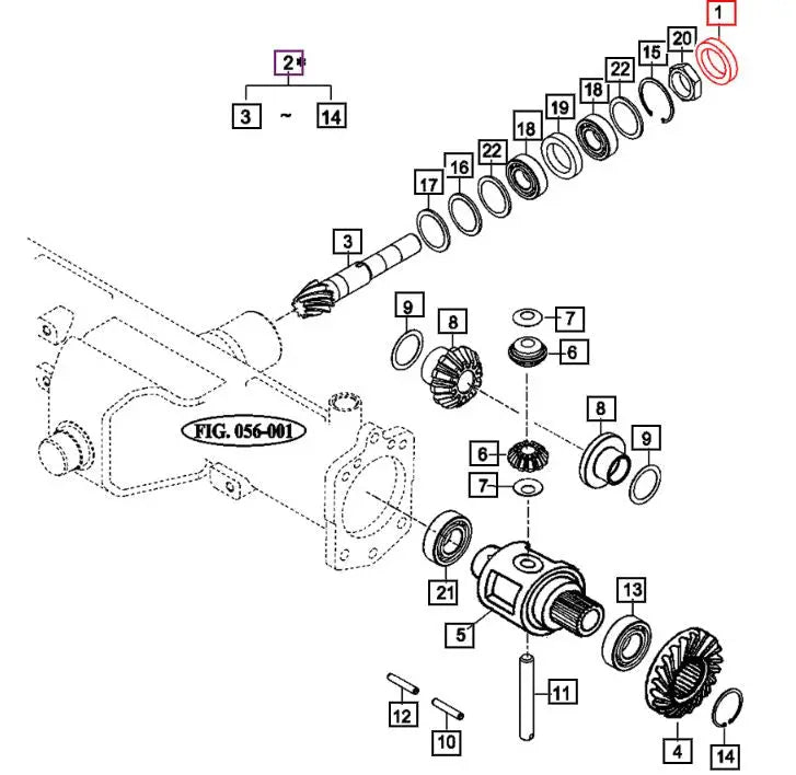Mahindra Tractor Oil Seal V7441256210 Mahindra Direct Parts