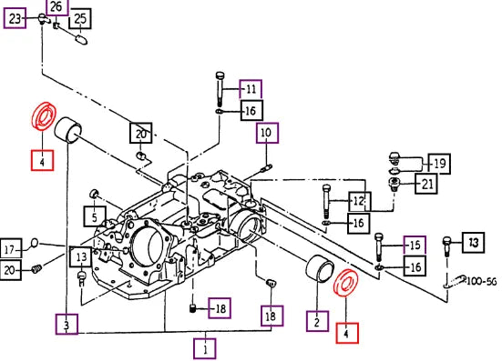 Mahindra Tractor Oil Seal (d)(spec D55729) V7441557209 Mahindra Direct Parts