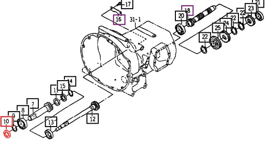 Mahindra Tractor Oil Seal(d35508) V7441355008 Mahindra Direct Parts