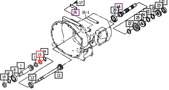 Mahindra Tractor Oil Seal(d) (for15232070020)f/ 15681304510 Mahindra Direct Parts