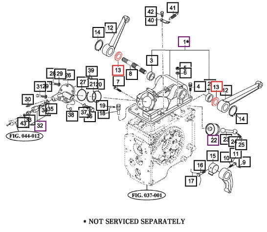 Mahindra Tractor Oil, Seal (spec Kc45554) 14445010041 Mahindra Direct Parts