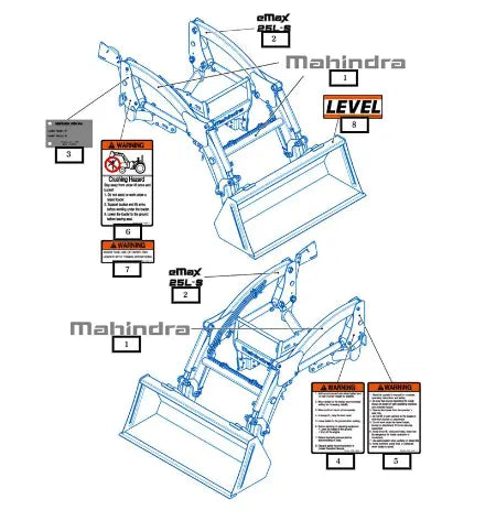 Mahindra Tractor Operations Manual Emax25l S Loader OPS87507000001 Mahindra Direct Parts