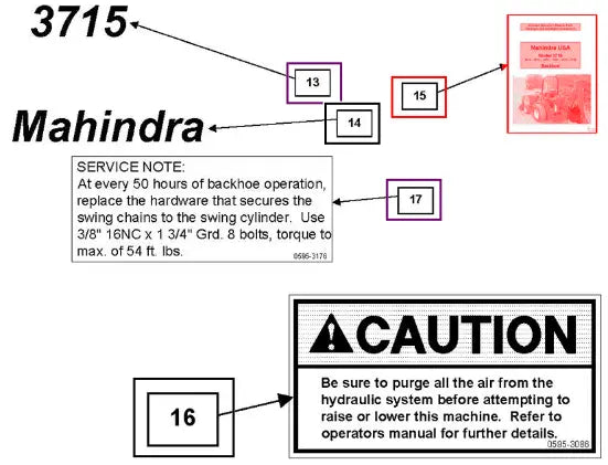 Mahindra Tractor Operator's Manual KMW15031203 Mahindra Direct Parts