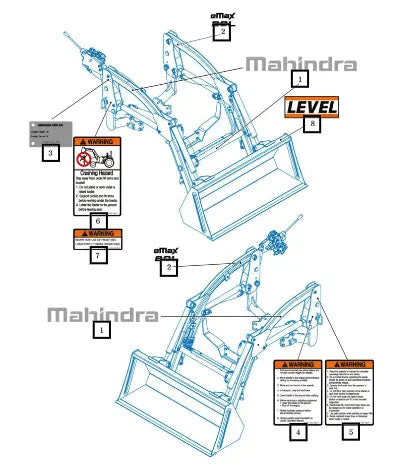 Mahindra Tractor Ops Manual Emax S20 Loader 88157000000 Mahindra Direct Parts
