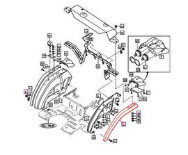 Mahindra Tractor Outer Fender Left Hand LH (Smaller Tractors) Mahindra Direct Parts