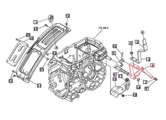 Mahindra Tractor PTO Arm 19467731AG0 Mahindra Direct Parts