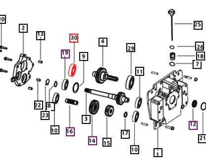 Mahindra Tractor PTO Bearing 006503521D1 Mahindra Direct Parts