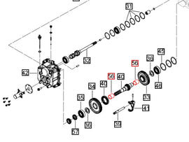 Mahindra Tractor PTO Bearing 0091312 Mahindra Direct Parts