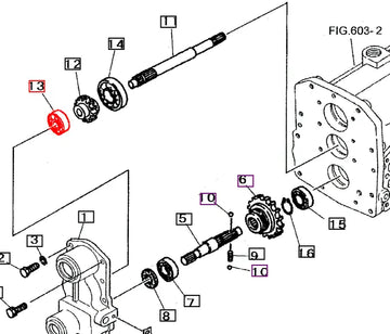 Mahindra Tractor PTO Bearing 07500062030 Mahindra Direct Parts