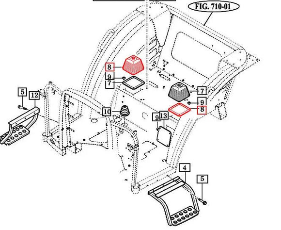 Mahindra Tractor PTO Boot 14527071650 Mahindra Direct Parts
