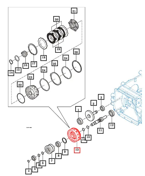 Mahindra Tractor PTO Clutch Assembly 11102521001 Mahindra