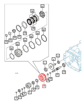 Mahindra Tractor PTO Clutch Assembly 11102521001 Mahindra
