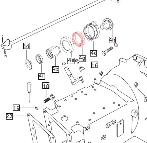 Mahindra Tractor PTO Clutch Bearing 006505578C1 Mahindra Direct Parts