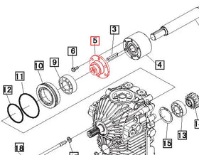 Mahindra Tractor PTO Clutch Flange 19591396001 Mahindra Direct Parts