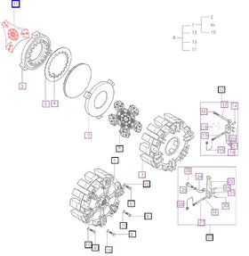 Mahindra Tractor PTO Clutch Plate 006504452C91 Mahindra